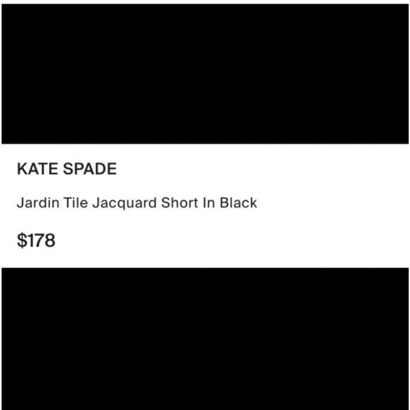 NEW! KATE SPADE ♠️ Size 4 JARDIN TILE JACQUARD Shorts Scenic Route - Picture 5 of 10